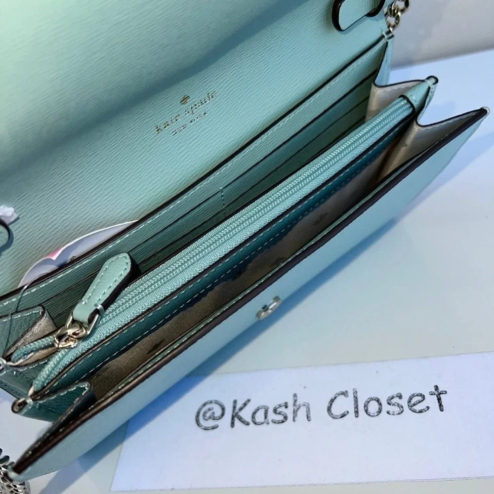 Kate Spade Darcy Embroidered Chain Crossbody & Convertible Wallet - Picture 5 of 12